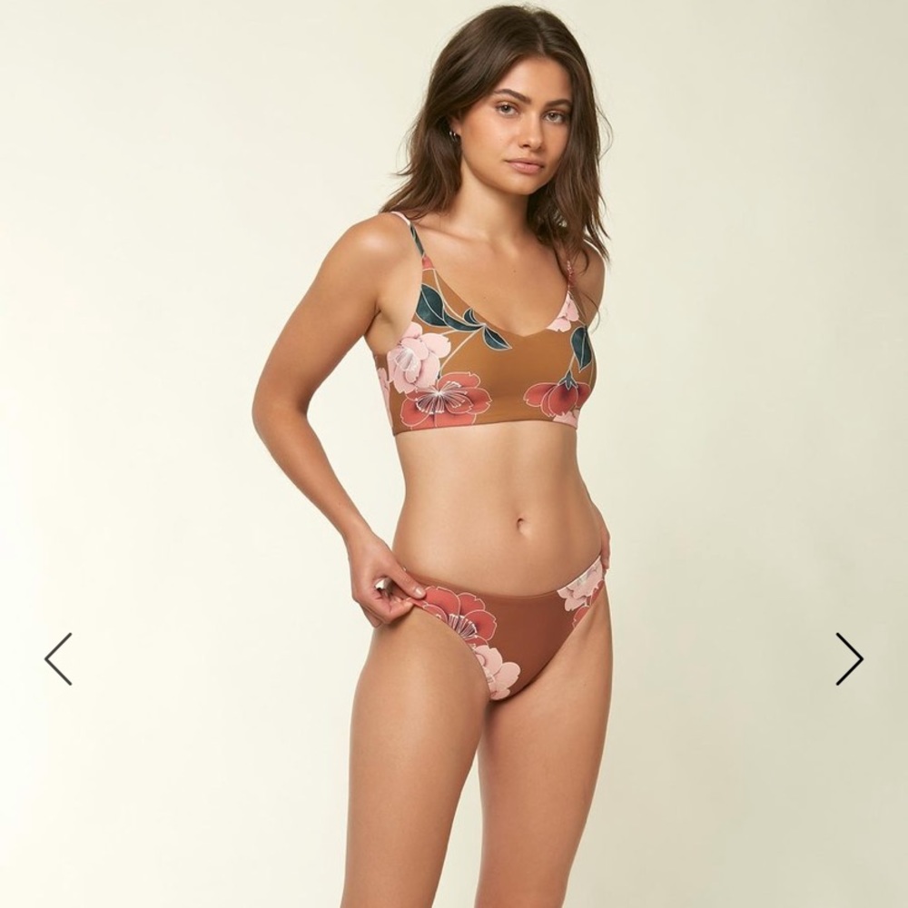 O’Neill Trinity Mid Bralette Top Bikini size XS